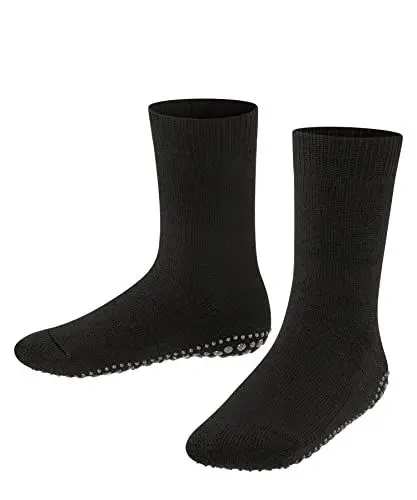 Produktbild: FALKE Unisex Kinder Stoppersocken Catspads K Hp Baumwolle Wolle rutschhemmende Noppen 1 Paar, Schwarz Black 3000, 35/38 EU