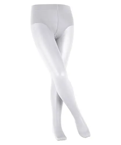 Produktbild: FALKE Unisex Kinder Strumpfhose Pure Matt 30 DEN K TI transparent einfarbig 1 Stück, Weiß (White 2209), 134-146