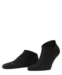 Produktbild: FALKE Unisex Sneakersocken Cool Kick Sneaker U SN Weich atmungsaktiv schnelltrocknend kurz einfarbig 1 Paar, Schwarz (Black 3000), 35-36