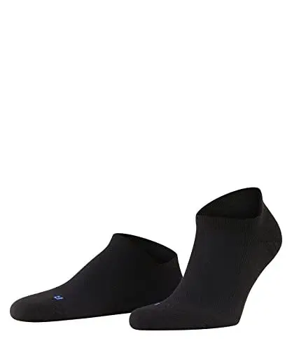 Produktbild: FALKE Unisex Sneakersocken Cool Kick Sneaker U SN Weich atmungsaktiv schnelltrocknend kurz einfarbig 1 Paar, Schwarz (Black 3000), 35-36