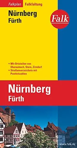 Produktbild: Falkplan Falk-Faltung Nürnberg / Fürth