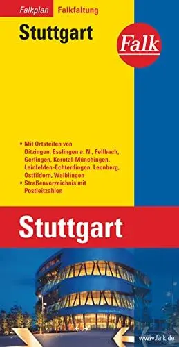 Produktbild: Falkplan Falk-Faltung Stuttgart