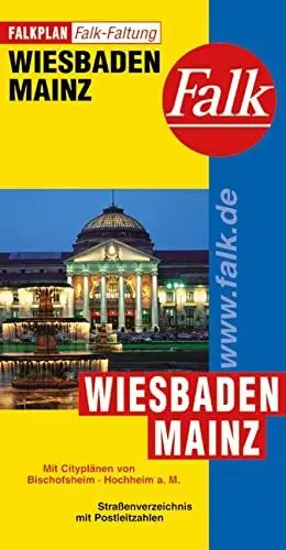 Produktbild: Falkplan Falk-Faltung Wiesbaden / Mainz