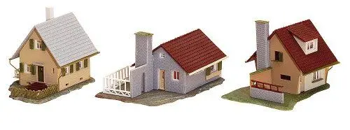 Produktbild: Faller 232221 N Einfamilien-Häuschen, 3er