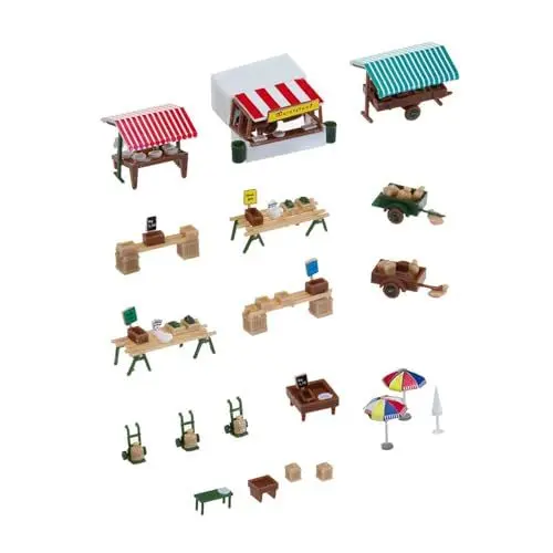 Produktbild: Faller 272533 N Wochenmarkt Bausatz