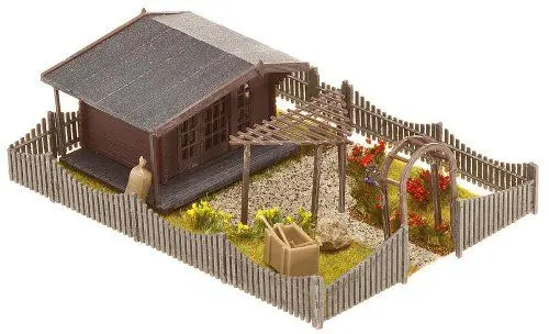 Produktbild: Faller 180491 H0 Schrebergarten mit Gartenlaube Bausatz