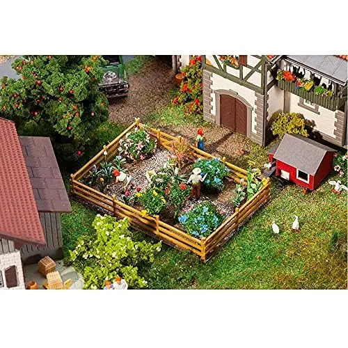 Produktbild: Faller 181276 Ziergarten mit Blumen und Büschen, Mehrfarbig