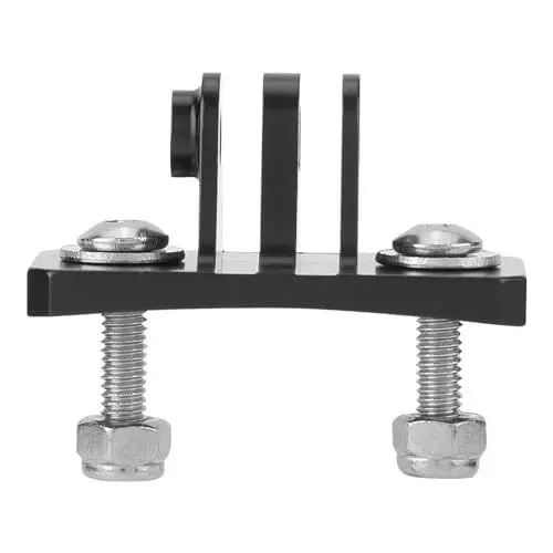 Produktbild: Fallschirmspringen Helm Halterung Adapter Action Kameras Helm Feste Halterung Robuste Leichte Glatte Oberfläche (Black)