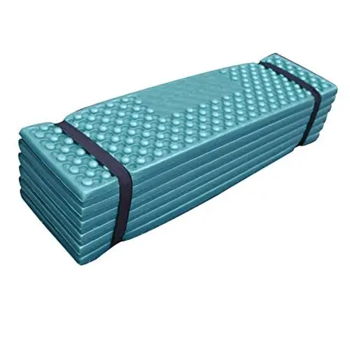 Produktbild: Drfeify Faltbare Isomatte, Outdoor-Campingzelt, wasserdichte Isomatten für Picknick, Rucksackreisen, Wandern (Dunkelgrünes Schwarz)