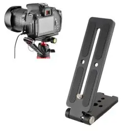 Produktbild: Plyisty Faltbare Kamera-L-Halterung, Vertikale Kamerahalterung, Horizontale Umschalt-Stativ-Schnellwechselplatte, Stativ-Schnellwechselplatte für DSLR-Einbeinstativ-Stabilisator,