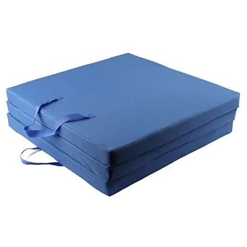 Produktbild: Faltbare Matte, Dicke Trainingsmatte, Gymnastikmatte, Yogamatte, Yoga-Klappmatte für Heimgymnastikübungen, Robuste Trainingsmatte für Perfektes Heimtrainingserlebnis(Blau)