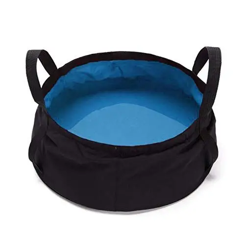 Produktbild: Faltbarer Eimer schüssel 10L Multifunktions zusammenklappbare behälter Faltschüssel Falteimer Camping Outdoor Angeln Garten Wandern Picknick Strand und Reisen
