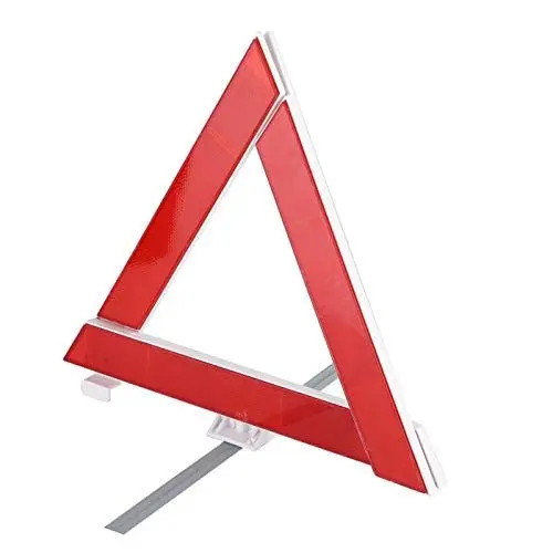 Produktbild: Faltbares Auto-reflektierendes Dreieck-Zeichen, Notfall-Dreieck-Halter-Pannen-Warntafel-Auto-Stopp-Schild am Straßenrand Notfall-Auto-Kit
