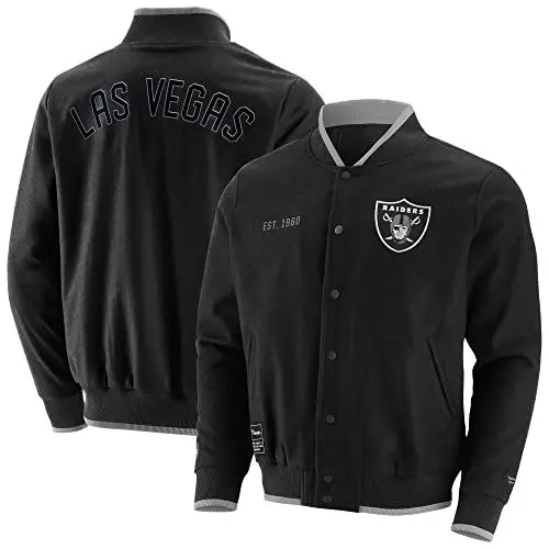 Produktbild: Fanatics Las Vegas Raiders Black NFL Letterman Team Jacket - L