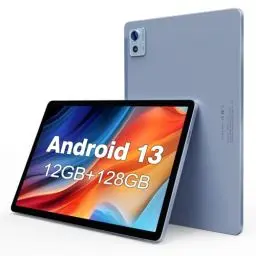 Produktbild: FancyFish Android 13 Tablet mit 10.1 Zoll, 1920 × 1200 FHD Display, Octa-Core 2,0 GHz CPU, 12 GB RAM + 128 GB ROM (TF erweitern 1TB), 5G WLAN, Bluetooth 5.0, 6000 mAh