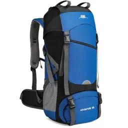 Produktbild: fannos Rucksack Wasserdicht Herren 75L Wanderrucksack Herren Herren Rucksack Reiserucksack Damen (Blau)