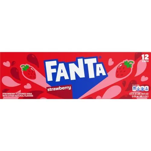 Produktbild: FANTA - Fanta Erdbeere, 12er pack (12 X 355 ML)