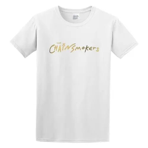 Produktbild: Fantastic Logo Chainsmokers Copy T-Shirt Men Round Neck Clothing White M