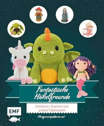 Produktbild: Fantastische Häkelfreunde: Einhörner, Drachen und andere Fabelwesen