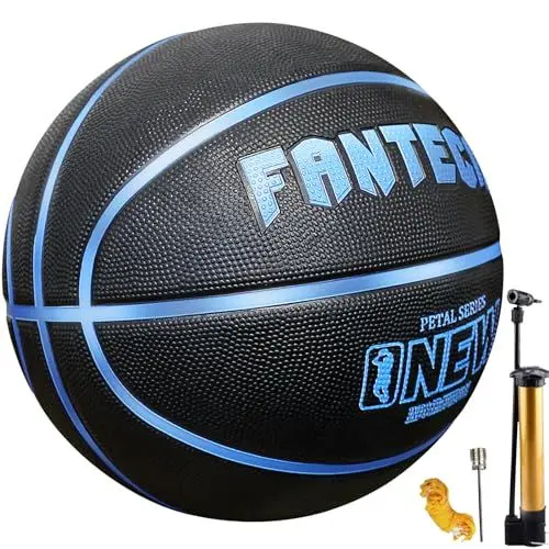 Produktbild: Fantecia Basketball Größe 7 mit Pumpe, Straße Basketball Indoor Outdoor Basketball