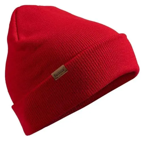 Produktbild: FanVince Mütze Herren Damen HerrenMütze DamenMütze: Wintermütze Beanie Stricken Wolle Thermische Geschenke für Männer und Frauen Rote