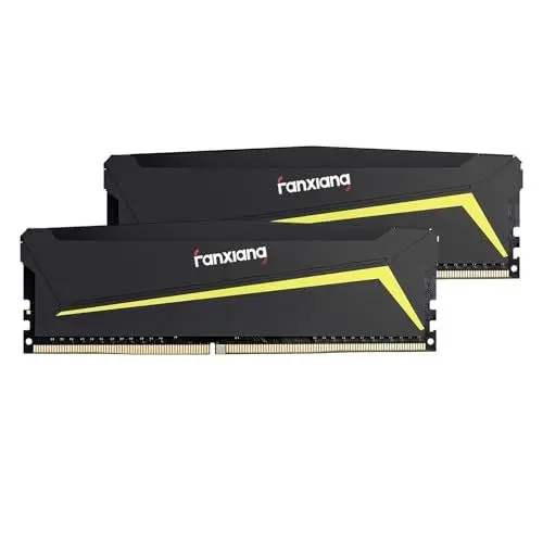 Produktbild: fanxiang DDR4 RAM 32GB (2x16GB) 3200MT/s, CL22 Desktop-Arbeitsspeicher (für Intel) 1,2V - Schwarz