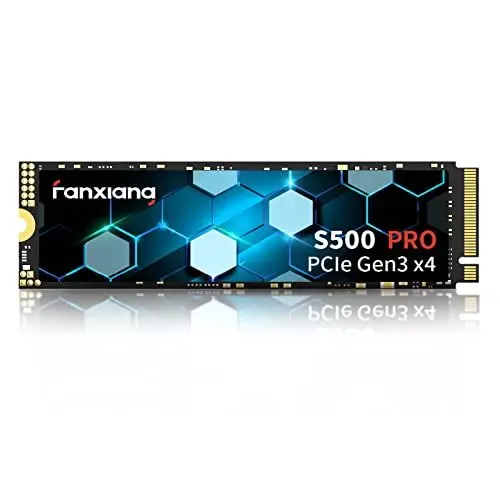 Produktbild: fanxiang M.2 SSD 256GB Interne NVMe SSD Festplatte PCIe 3.0, 1500MB/s Lesen, 1500MB/s Schreiben, SSD M.2 2280 mit SLC Cache, Kompatibel mit Laptop, Notebook und Desktop (S500Pro)