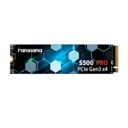 Produktbild: fanxiang M.2 SSD 512GB Interne NVMe SSD Festplatte PCIe 3.0, 3500MB/s Lesen, 3000MB/s Schreiben, SSD M.2 2280 mit SLC Cache, Kompatibel mit Laptop, Notebook und Desktop (S500Pro)
