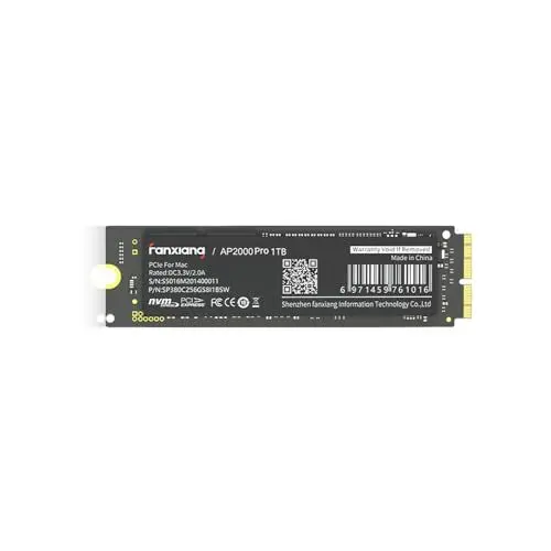 Produktbild: fanxiang AP2000Pro NVMe SSD, 1TB, Lesen bis zu 3500MB/s Kompatibel mit Apple Upgrade für MacBook Air, MacBook Pro, iMac,Mac Pro