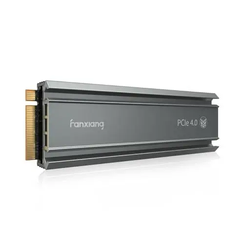Produktbild: Nvme SSD M.2 2280 1TB Interne Festplatte mit Kühlkörper PCIe 4.0, 5000MB/s Lesen, 4500MB/s Schreiben, für Gaming, Videoschnitt, Kompatibel mit Desktop, Spielekonsole (S660)