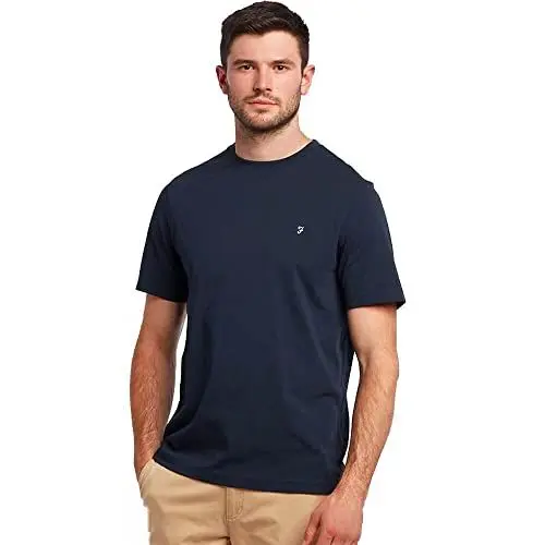 Produktbild: Perry Ellis Herren T-Shirt Eddie Tee, Marineblau (True Navy), L