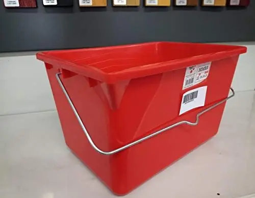 Produktbild: Farbeimer, rechteckig, 12 l, Rot