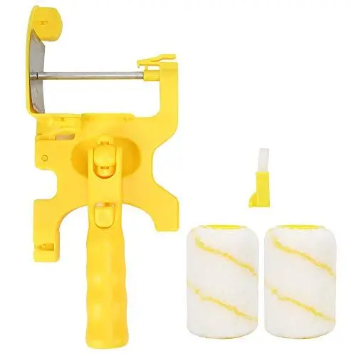 Produktbild: Farbroller, 30 X 12 X 6,4 Cm, Kunststoff-Roller, Pinsel mit 2 Rollen, Universalgriff-Farbroller-Kit, Zum Streichen von Wänden, Hausanstrich