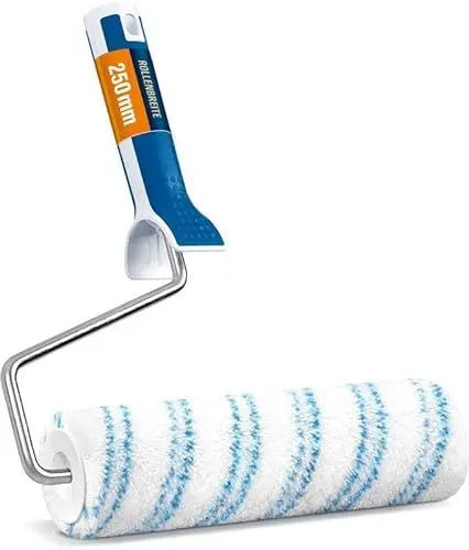 Produktbild: Farbroller für Wandfarbe Profi 25cm Farbwalze - mit ergonomischen Softtouch 2K Bügelgriff