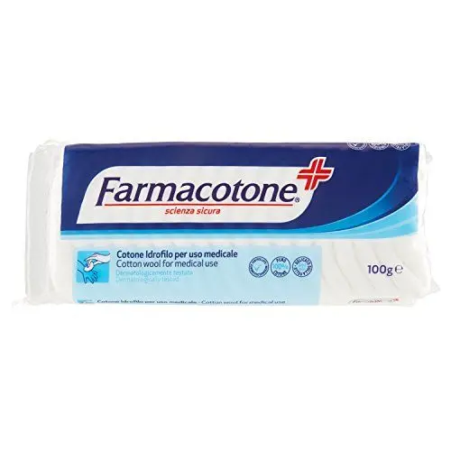 Produktbild: farmacotone – Baumwolle hydrophil, für medizinische Verwendung, Wissenschaft sicher – 100 g