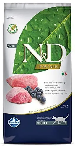 Produktbild: Farmina, N&D, Adult, Lamm und Heidelbeere 5 kg