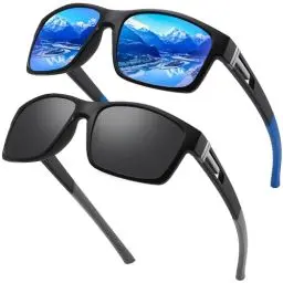 Produktbild: Farrobor Sonnenbrille Herren Polarisiert Sportbrille 2 Set für Männer Sportlich mit UV400 Schutz Sonnenbrillen Angeln Autofahren Sunglasses Men