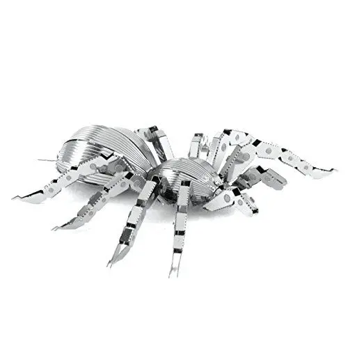 Produktbild: Fascinations MMS072 Metal Earth Metallbausätze - Spinnentier Vogelspinne Tarantula, lasergeschnittener 3D-Konstruktionsbausatz, 3D Metall Puzzle, DIY Modellbausatz mit 1 Metallplatinen, ab 14 Jahre