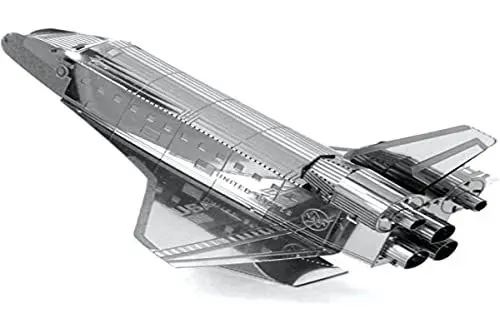 Produktbild: Fascinations Metal Earth MMS015 - 502508, Space Shuttle Atlantis, Konstruktionsspielzeug, 1 Metallplatine, ab 14 Jahren