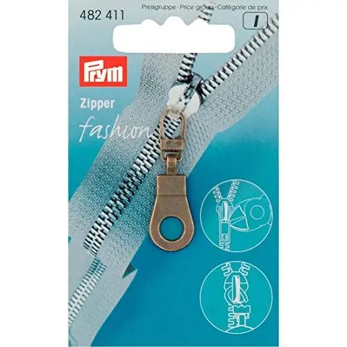 Produktbild: Fashion-Zipper Öse altmessing, Old Brass