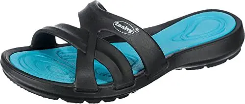 Produktbild: Fashy 7659 52 38 Badeschuh, schwarz/Türkis