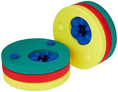 Produktbild: Fashy Delphin -Schwimmscheiben, rot-gelb-grün, 4291, bis 60 kg