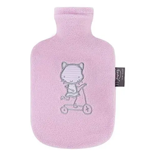 Produktbild: Fashy Wärmflasche Kind Flauschbezug rosa, 0.8 L, 1er Pack (1 x 1 Stück)