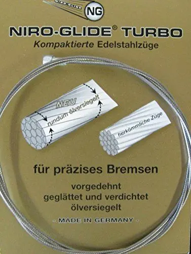 Produktbild: Fasi Sicherheitsprod Fasi Sicherheitsprod Niro Glide Turbo Nw 180te Bremszüge & -hüllen & -führungen, Schwarz, 1800 mm
