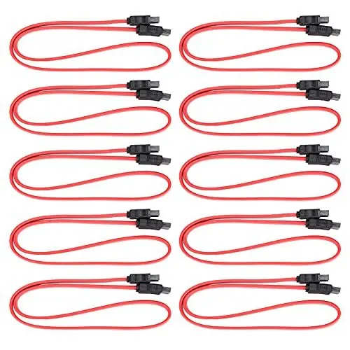 Produktbild: fasient1 SATA-Verlängerungskabel, 0,5 M 7-Pin-Stecker auf Buchse SATA-Verlängerungskabelkabel SSD-Datenverlängerungskabel für Externe Festplatte, Datenübertragung(50cm)