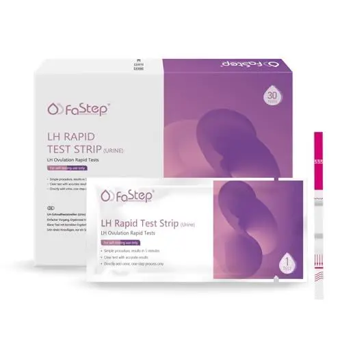 Produktbild: Fastep 30 Stück Ovulationstest Kit LH Teststreifen Eisprung Test Fruchtbarkeitstest für Frauen
