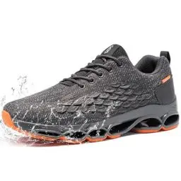 Produktbild: FATES TEX Völlig Wasserdicht Laufschuhe Herren Sportschuhe Turnschuhe Walkingschuhe Fashion Outdoor Casual Schuhe Fitness Running Sneaker(Rauchperl Grau,43 EU)