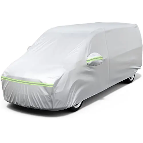 Produktbild: Favoto Autoabdeckung Vollgarage Auto Abdeckplane Staubdicht Wasserdicht Autohülle Autoplane Winter & Sommer für 495cm-535cm MPV (3.95kg)