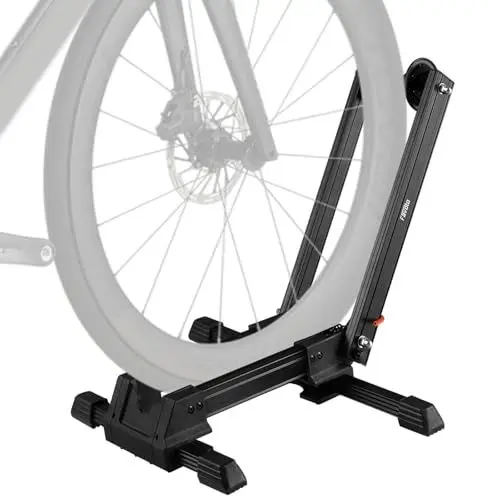 Produktbild: Favoto Faltbarer Fahrradhalter Bodenfahrradständer Fahrrad Indoor Parken Radhalter für 20-29 Zoll Rennräder Mountainbikes Aluminium (Nicht für E-Bikes)