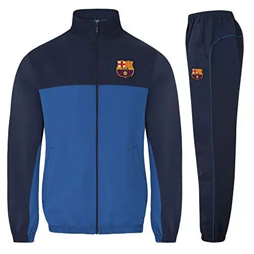 Produktbild: FC Barcelona - Herren Trainingsanzug - Jacke & Hose - Offizielles Merchandise - Geschenk für Fußballfans - Reflexblau - M